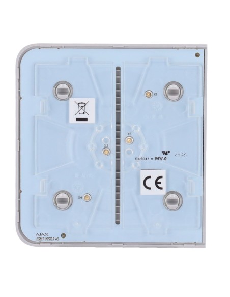 Acheter AJAX AJ-SIDEBUTTON-1G2W-FOG Panneau tactile pour un interrupteur d’éclairage - Compatible avec AJ-LIGHTCORE-1G / -2W - R