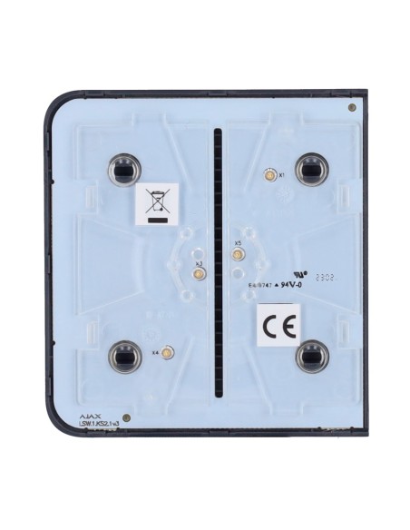 Acheter AJAX AJ-SIDEBUTTON-1G2W-GRA Panneau tactile pour un interrupteur d’éclairage - Compatible avec AJ-LIGHTCORE-1G / -2W - R