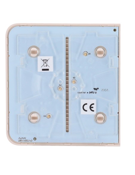 AJAX AJ-SideButton-1G2W-IVO Touch Painel para um interruptor de luz - compatível com AJ-LightCore-1G / -2W - Backluma