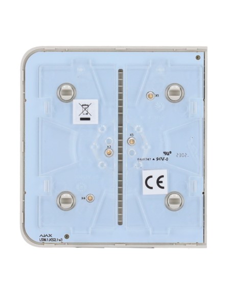 Comprar AJAX AJ-SIDEBUTTON-1G2W-OYS Panel táctil para un interruptor de luz - Compatible con AJ-LIGHTCORE-1G /-2W - Retroilumina