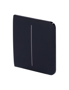 Ajax AJ-SideButton-2G-B painel de toque para um interruptor de luz dupla - compatível com backlighting LED AJ-LightCore-2G - 