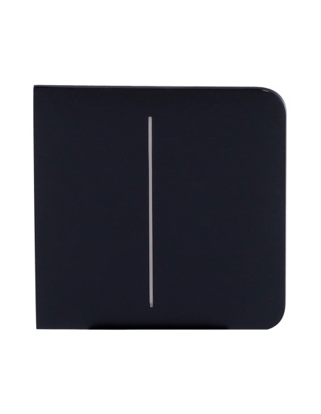 Ajax AJ-SideButton-2G-B painel de toque para um interruptor de luz dupla - compatível com backlighting LED AJ-LightCore-2G - 