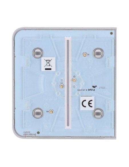 Acheter AJAX AJ-SIDEBUTTON-2G-FOG Panneau tactile pour interrupteur double d’éclairage - Compatible avec AJ-LIGHTCORE-2G - Rétro