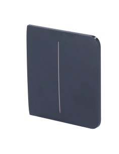 AJAX AJ-SideButton-2G-GRA Touch Painel para interruptor de luz dupla - Compatível com AJ-LightCore-2G - LED Retroiluminado - P