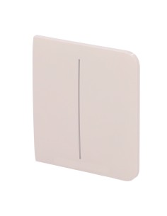 Acheter AJAX AJ-SIDEBUTTON-2G-IVO Panneau tactile pour interrupteur double d’éclairage - Compatible avec AJ-LIGHTCORE-2G - Rétro
