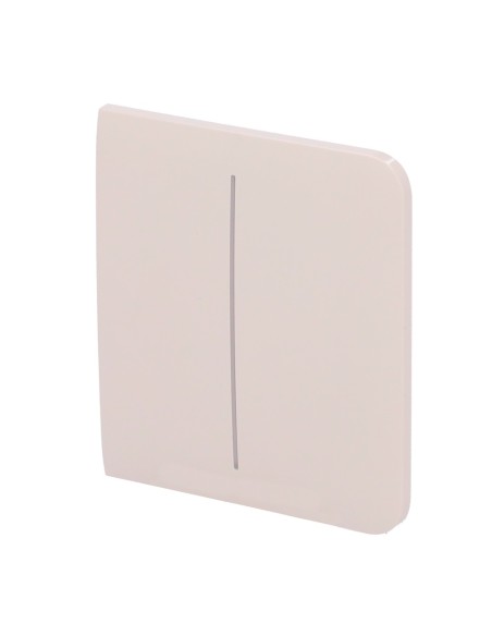 Kaufen AJAX AJ-SIDEBUTTON-2G-IVO Touchpanel für einen doppelten Lichtschalter – kompatibel mit AJ-LIGHTCORE-2G – Hintergrundbele