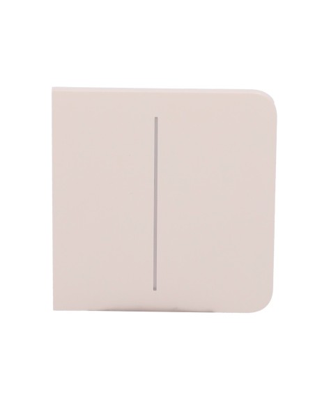 Kaufen AJAX AJ-SIDEBUTTON-2G-IVO Touchpanel für einen doppelten Lichtschalter – kompatibel mit AJ-LIGHTCORE-2G – Hintergrundbele