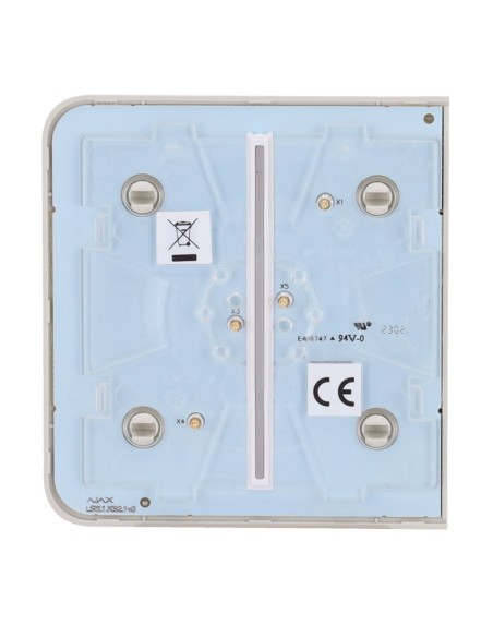 Acquistare AJAX AJ-SIDEBUTTON-2G-OYS Pannello touch per interruttore della luce doppio - Compatibile con AJ-LIGHTCORE-2G - Retro