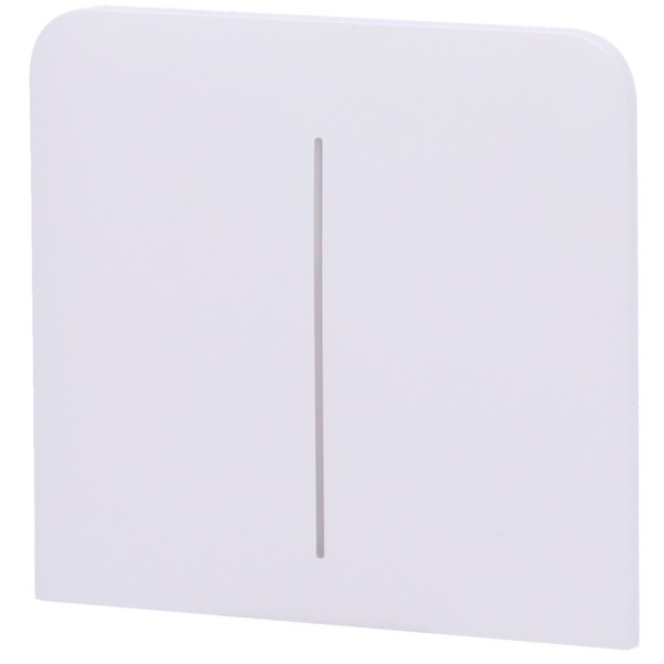 Ajax AJ-SideButton-2G-W-Vert Touch Painel para interruptor duplo vertical - compatível com AJ-LightCore-2G-Vert - Backlumination