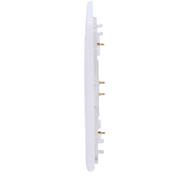 Kaufen AJAX AJ-SIDEBUTTON-2G-W-VERT Touchpanel für vertikalen Doppellichtschalter – kompatibel mit AJ-LIGHTCORE-2G-VERT – Retroi