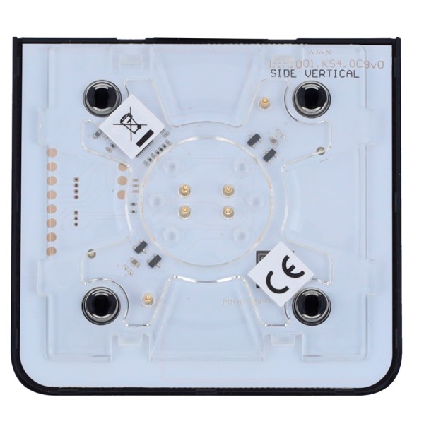Comprar AJAX AJ-SIDEBUTTON-DIMMER-B-VERT Panel táctil para interruptor de luz regulable - Compatible con AJ-LIGHTCORE-DIMMER-VER
