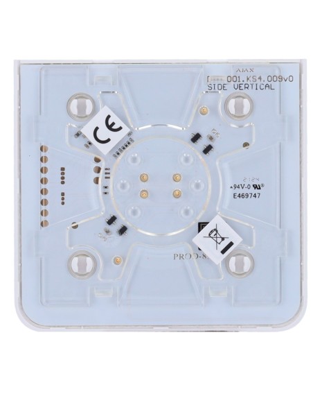 Ajax AJ-SideButton-Dimmer-W-Vert Touch Painel para interruptor de luz ajustável - Compatível com AJ-LightCore-Dimmer-Vert - Retr