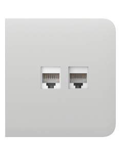 Ajax AJ-Sidecover-LAN-W Capa para Plug Ethernet - Compatível com AJ-Outletcore-LAN-W - Requer Frame AJ-Frame - Colo