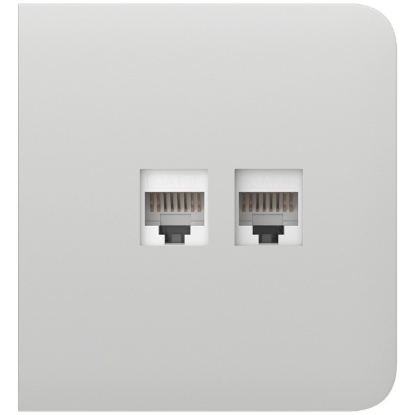 Comprar AJAX AJ-SIDECOVER-LAN-W Tapa lateral para enchufe Ethernet - Compatible con AJ-OUTLETCORE-LAN-W - Requiere marco AJ-FRAM