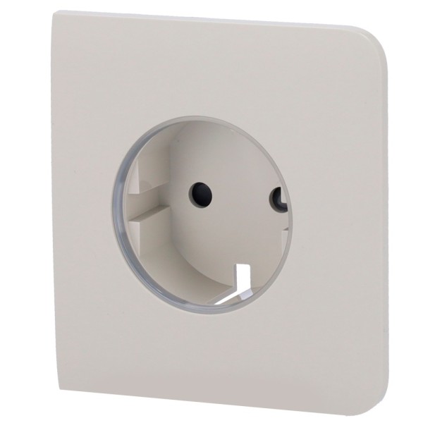 AJAX AJ-Sidecover-Smart-Oys LID para o Tipo de Plugue Inteligente F - Compatível com AJ-Outletcore-Smart - LED indicador assim