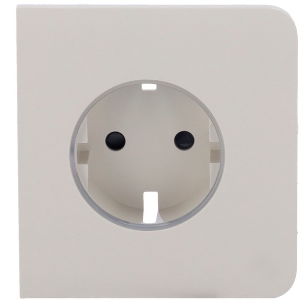 AJAX AJ-Sidecover-Smart-Oys LID para o Tipo de Plugue Inteligente F - Compatível com AJ-Outletcore-Smart - LED indicador assim