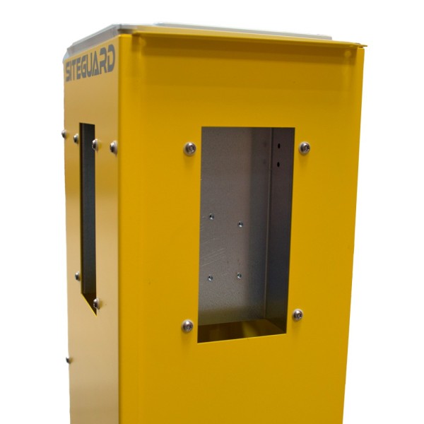 Ajax AJ-Siteguard-e Tower para Proteção de Perímetro 360º - Comida Solar / Verificação de Fotos - Inclui Painel Solar e Regul