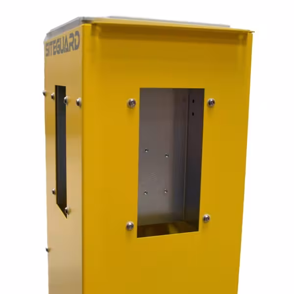 Kaufen OEM AJ-SITEGUARD-Y Turm für 360º-Perimeterschutz – Solarversorgung / Fotoverifizierung – inklusive Solarpanel