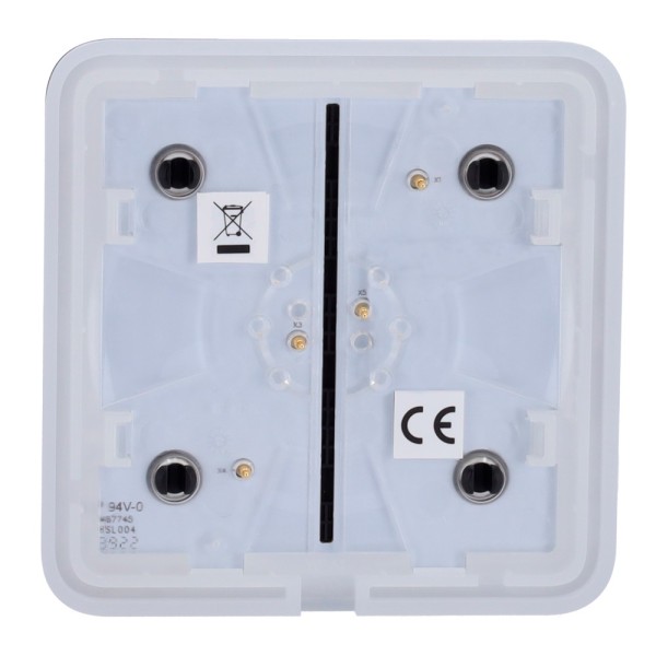 Comprar AJAX AJ-SOLOBUTTON-1G2W-B Panel táctil para un interruptor de luz - Compatible AJ-LIGHTCORE-1G / -2W - Retroiluminación 