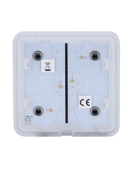 Comprar AJAX AJ-SOLOBUTTON-1G2W-GRA Panel táctil para un interruptor de luz - Compatible AJ-LIGHTCORE-1G / -2W - Retroiluminació