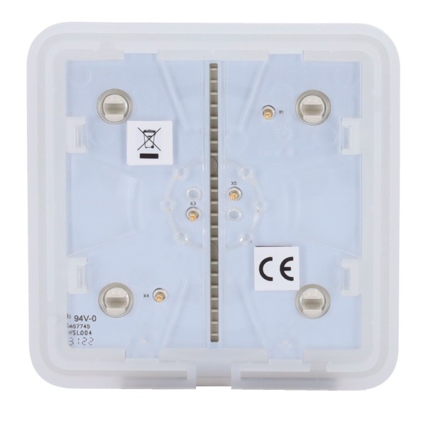 Ajax AJ-Solobutton-1G2W-OYS Painel de toque para um interruptor de luz - compatível AJ-LightCore-1G / -2W - LED Lumin 