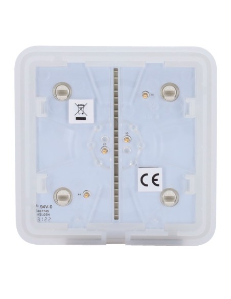 Ajax AJ-Solobutton-1G2W-OYS Painel de toque para um interruptor de luz - compatível AJ-LightCore-1G / -2W - LED Lumin 