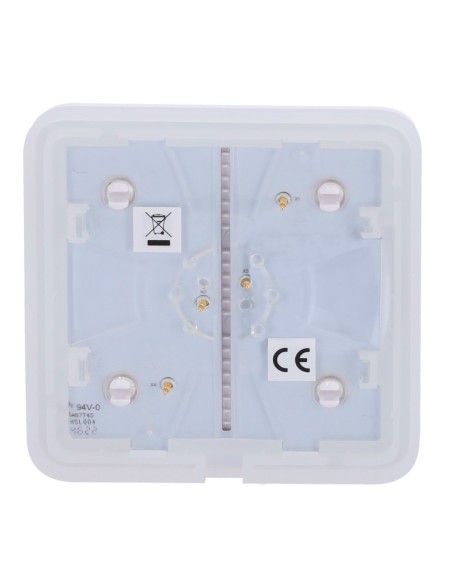 Acheter AJAX AJ-SOLOBUTTON-1G2W-W Panneau tactile pour interrupteur d’éclairage - Compatible avec AJ-LIGHTCORE-1G / -2W - Rétroé