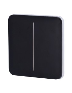 Comprar AJAX AJ-SOLOBUTTON-2G-B Panel táctil para interruptor de luz doble - Compatibilidad con AJ-LIGHTCORE-2G - Retroiluminaci