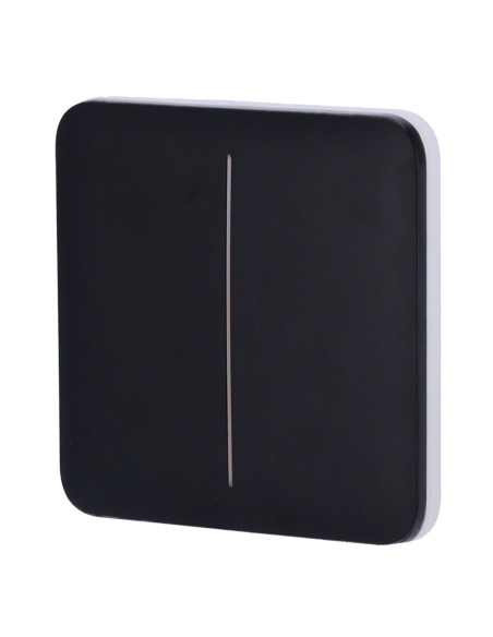 Comprar AJAX AJ-SOLOBUTTON-2G-B Panel táctil para interruptor de luz doble - Compatibilidad con AJ-LIGHTCORE-2G - Retroiluminaci