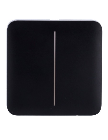 Comprar AJAX AJ-SOLOBUTTON-2G-B Panel táctil para interruptor de luz doble - Compatibilidad con AJ-LIGHTCORE-2G - Retroiluminaci