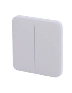 AJAX AJ-SOLOBUTTON-2G-FOG Painel para interruptor de luz dupla - Compatibilidade com AJ-LightCore-2G - LED