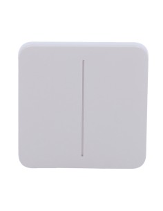 AJAX AJ-SOLOBUTTON-2G-FOG Painel para interruptor de luz dupla - Compatibilidade com AJ-LightCore-2G - LED 2