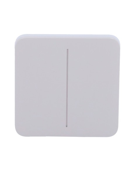 Kaufen AJAX AJ-SOLOBUTTON-2G-FOG Touchpanel für doppelten Lichtschalter – Kompatibilität mit AJ-LIGHTCORE-2G – Hintergrundbeleuc
