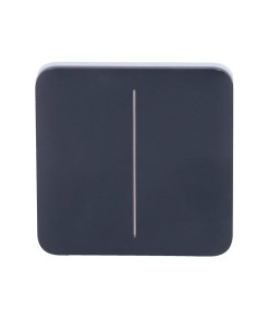 Ajax AJ-Solobutton-2G-GRA Touch Painel para interruptor de luz dupla - Compatibilidade com AJ-LightCore-2G - LED 2