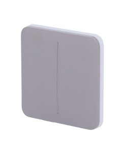 Kaufen AJAX AJ-SOLOBUTTON-2G-GRE Touchpanel für doppelten Lichtschalter – Kompatibilität mit AJ-LIGHTCORE-2G – Hintergrundbeleuc