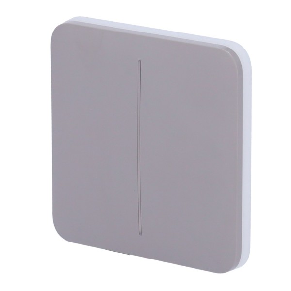 Kaufen AJAX AJ-SOLOBUTTON-2G-GRE Touchpanel für doppelten Lichtschalter – Kompatibilität mit AJ-LIGHTCORE-2G – Hintergrundbeleuc