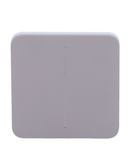 Acheter AJAX AJ-SOLOBUTTON-2G-GRE Panneau tactile pour interrupteur double d’éclairage - Compatibilité avec AJ-LIGHTCORE-2G - Ré