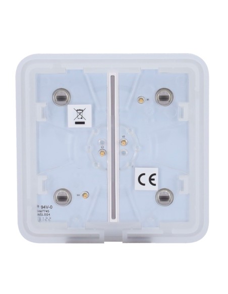 Acheter AJAX AJ-SOLOBUTTON-2G-GRE Panneau tactile pour interrupteur double d’éclairage - Compatibilité avec AJ-LIGHTCORE-2G - Ré