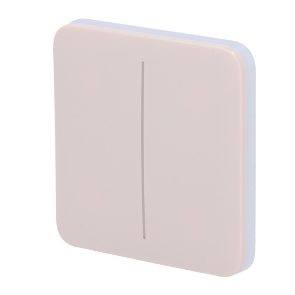 Acheter AJAX AJ-SOLOBUTTON-2G-IVO Panneau tactile pour interrupteur double d’éclairage - Compatible avec AJ-LIGHTCORE-2G - Rétro