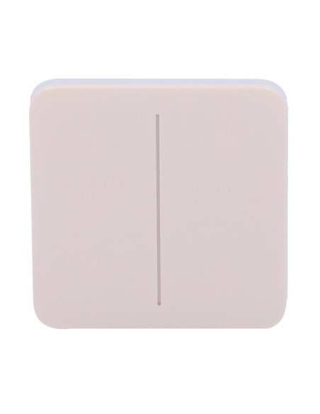 Acheter AJAX AJ-SOLOBUTTON-2G-IVO Panneau tactile pour interrupteur double d’éclairage - Compatible avec AJ-LIGHTCORE-2G - Rétro