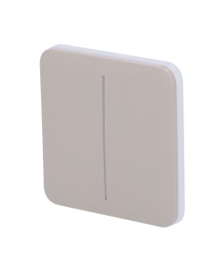 Kaufen AJAX AJ-SOLOBUTTON-2G-OLI Touchpanel für doppelten Lichtschalter – Kompatibilität mit AJ-LIGHTCORE-2G – Hintergrundbeleuc