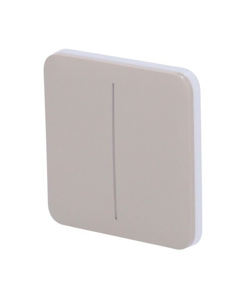 AJAX AJ-SOLOBUTTON-2G-OLI Painel de toque para interruptor de luz dupla - Compatibilidade com AJ-LightCore-2G - LED