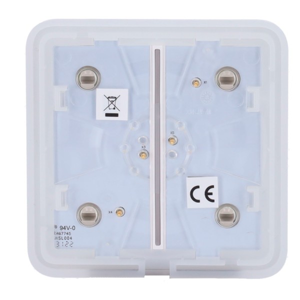 Acheter AJAX AJ-SOLOBUTTON-2G-OLI Panneau tactile pour interrupteur double d’éclairage - Compatibilité avec AJ-LIGHTCORE-2G - Ré