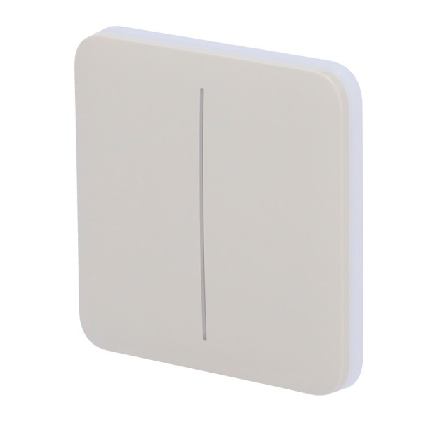 AJAX AJ-SOLOBUTTON-2G-OYS Touch Painel para interruptor de luz dupla - Compatibilidade com AJ-LightCore-2G - LED Retroiluminado