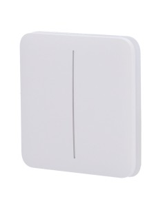 AJAX AJ-SOLOBUTTON-2G-W Painel de toque para interruptor de luz dupla - Compatibilidade com Backlight de LED AJ-LightCore-2G -