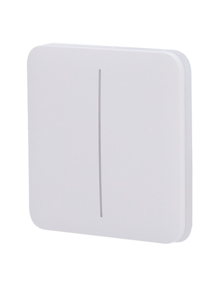 Acquistare AJAX AJ-SOLOBUTTON-2G-W pannello tattile per interruttore luce doppio - Compatibilità con AJ-LIGHTCORE-2G - Retroillu