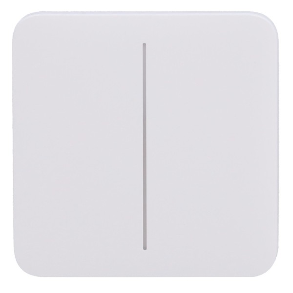 AJAX AJ-SOLOBUTTON-2G-W Painel de toque para interruptor de luz dupla - Compatibilidade com Backlight de LED AJ-LightCore-2G -