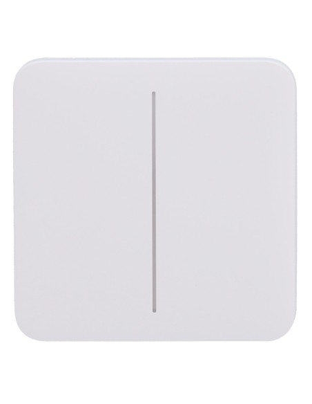 AJAX AJ-SOLOBUTTON-2G-W Painel de toque para interruptor de luz dupla - Compatibilidade com Backlight de LED AJ-LightCore-2G -