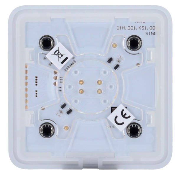 Acquistare AJAX AJ-SOLOBUTTON-DIMMER-B Pannello tattile per interruttore della luce dimmerabile - Compatibile con AJ-LIGHTCORE-D