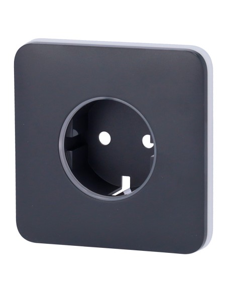 Comprar AJAX AJ-SOLOCOVER-GRA Tapa para enchufe básico tipo F - Compatible con AJ-OUTLETCORE-BASIC - Protección contra polvo, sa